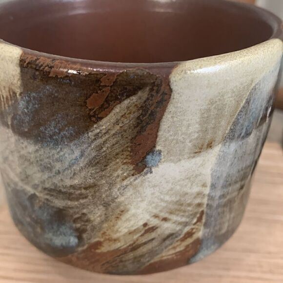 Vintage Pottery Craft Compton, Cal USA Handcrafted Stoneware Small Planter - Picture 6 of 16